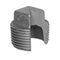 Plug fitting Fig. 291 galvanized with male thread, plug flat face with square head